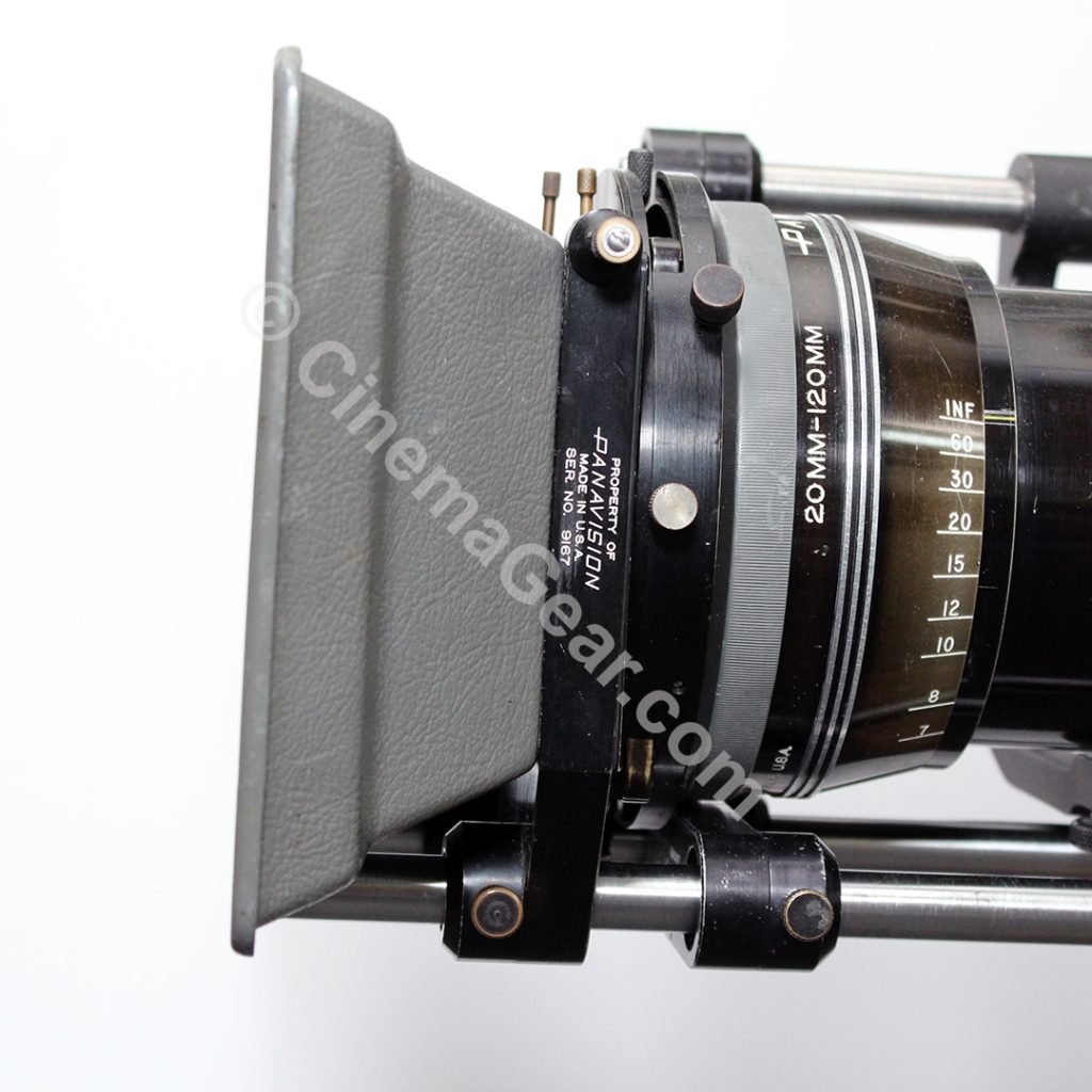 Panavision SPSR Super R200 camera with zoom lens and matte box