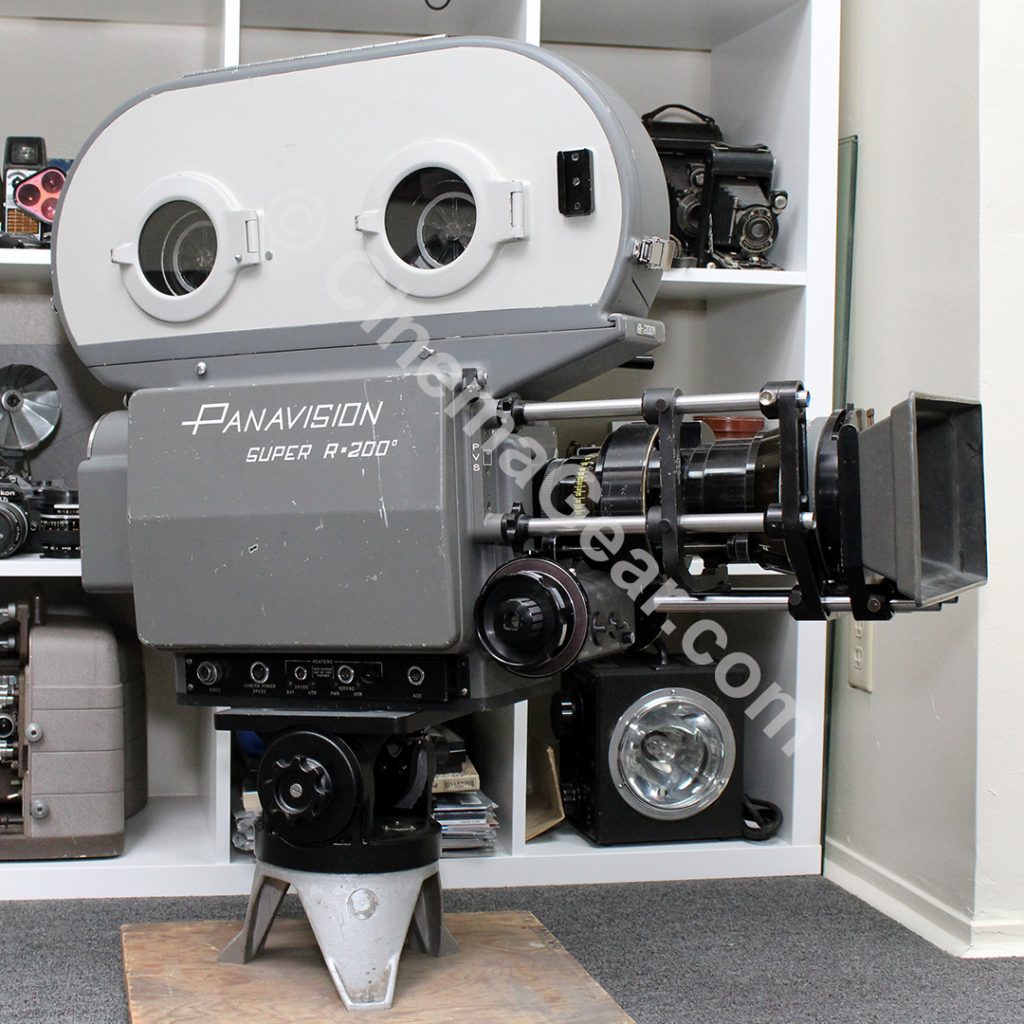 Panavision SPSR Super R200 camera with zoom lens and matte box