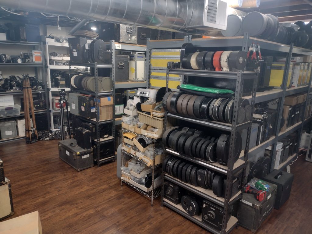 Reorganizing the CinemaGear storage room