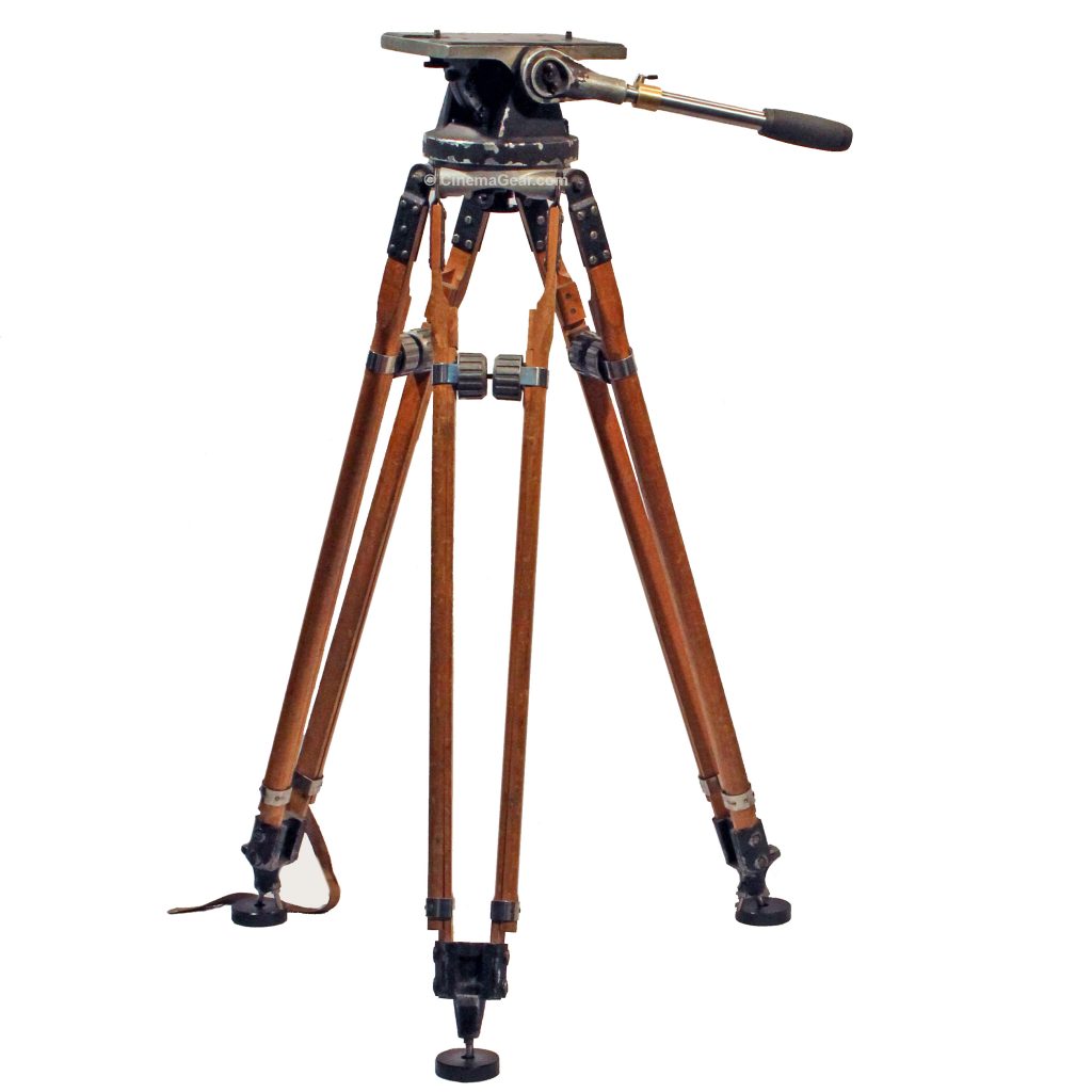 Fox Cine Simplex Freehead on a Burns and Sawyer wooden tripod with new pan/tilt handle