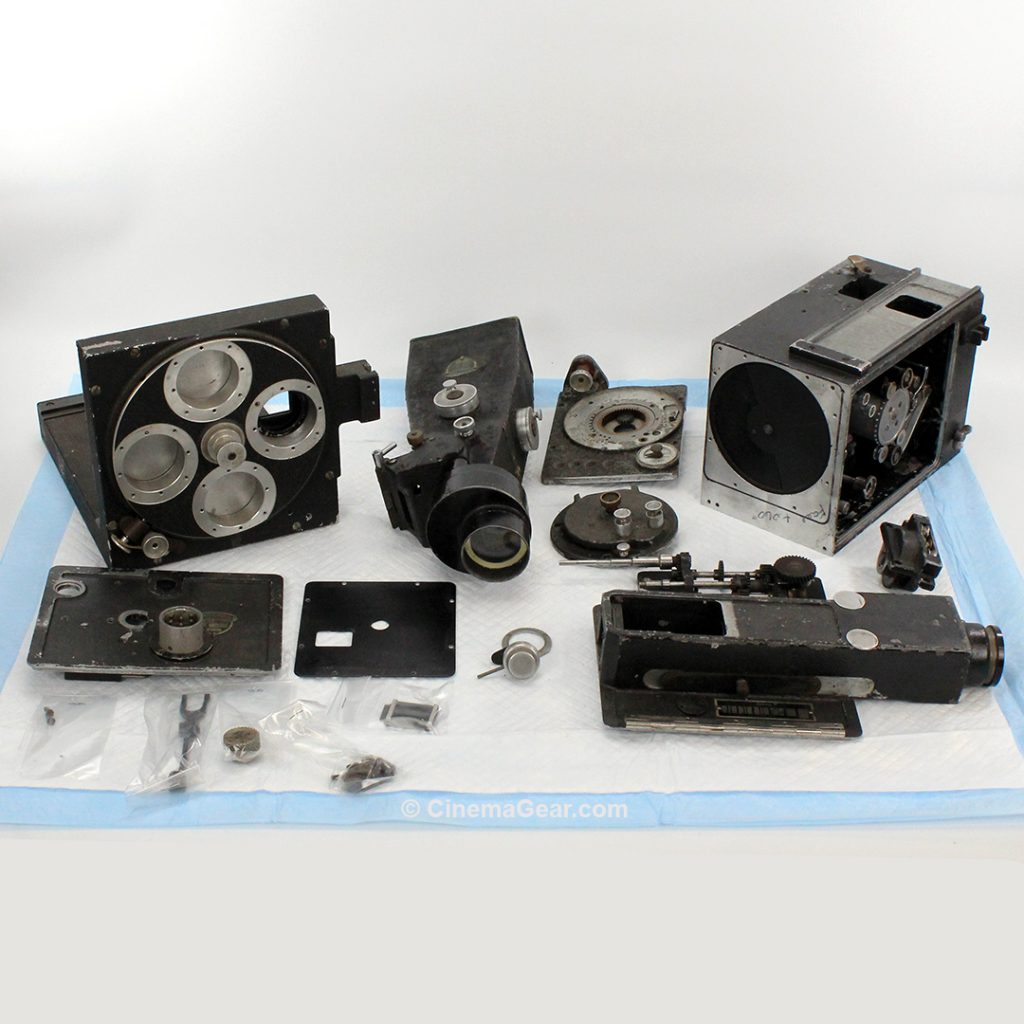 Mitchell Standard sn.46 camera in pieces