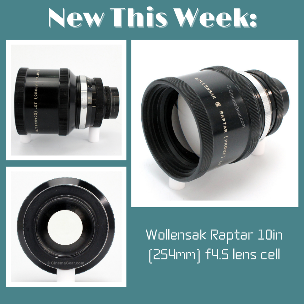 Wollensak Raptar 10in lens cell