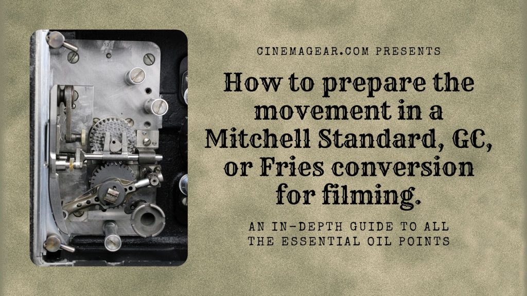 oiling a Mitchell Standard movement