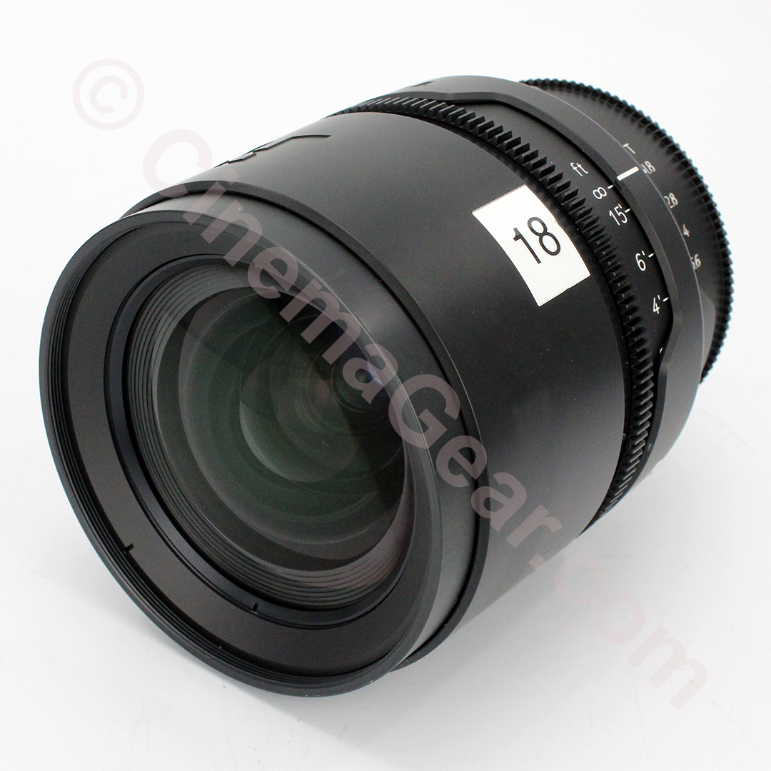 18mm RED Pro prime lens in PL mount