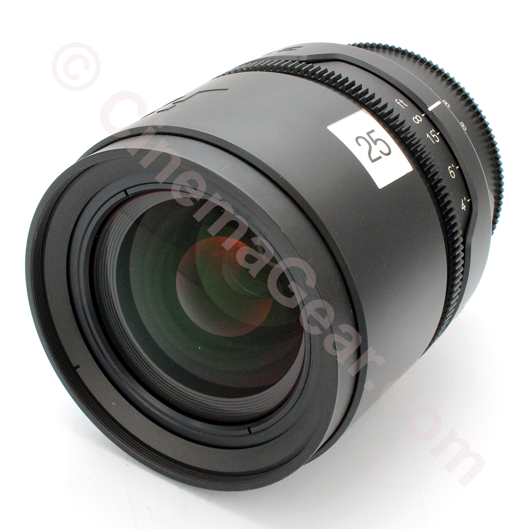 25mm RED Pro prime lens in PL mount
