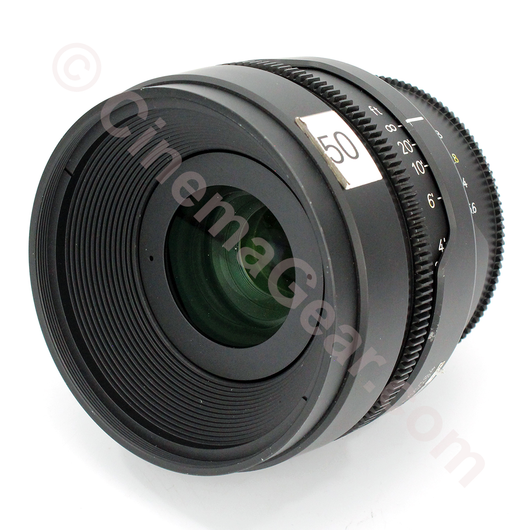 50mm RED Pro prime lens in PL mount