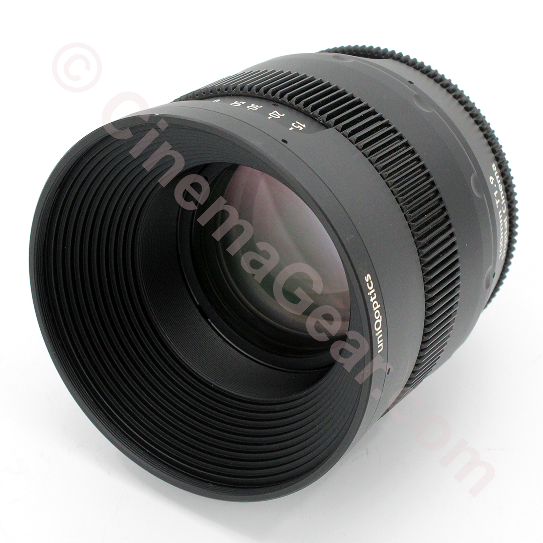 100mm UniqOptics prime lens in PL mount