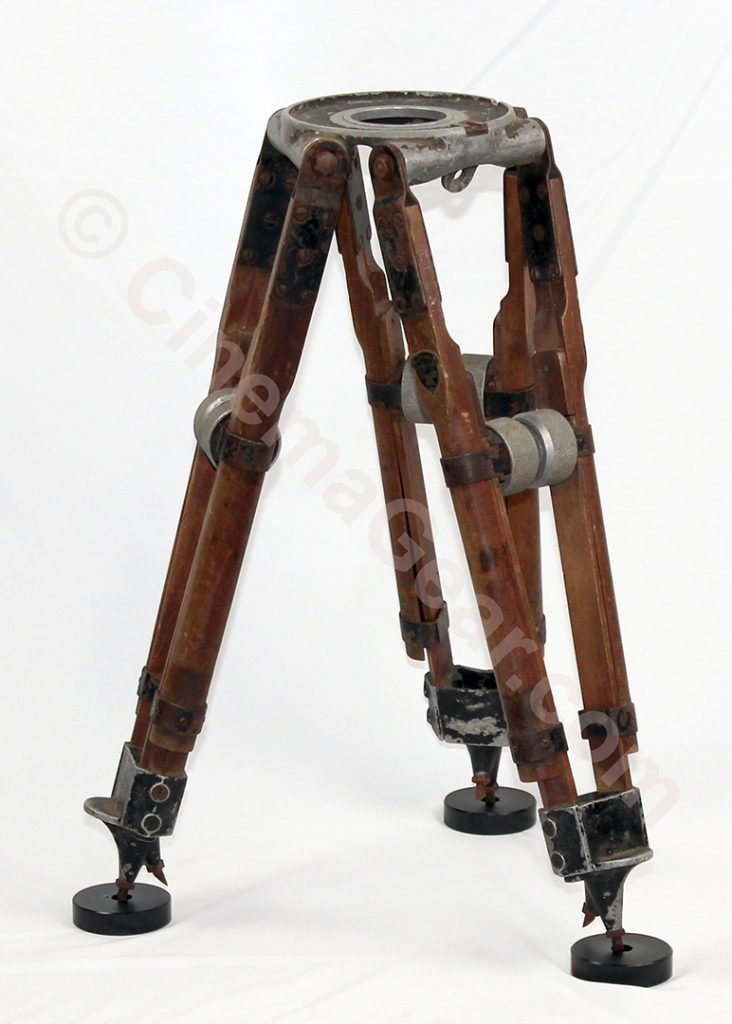 Mitchell Camera Co. Glendale short wooden tripod with Mitchell top