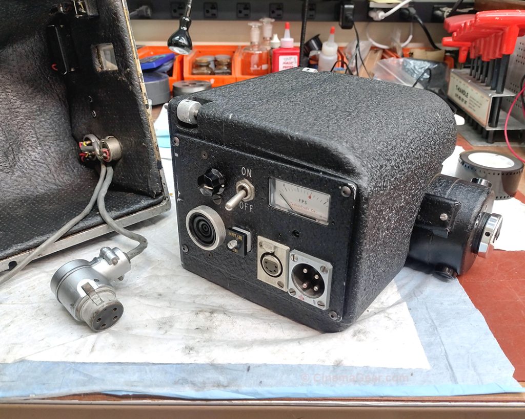 TechniCraft motor control panel alongside the motor blimp housing for Mitchell BNC #357