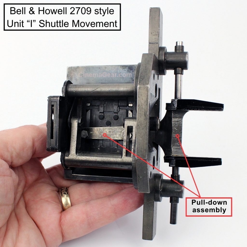 Bell & Howell 2709 style Unit "I" Shuttle movement for a 35mm Bell & Howell motion picture camera