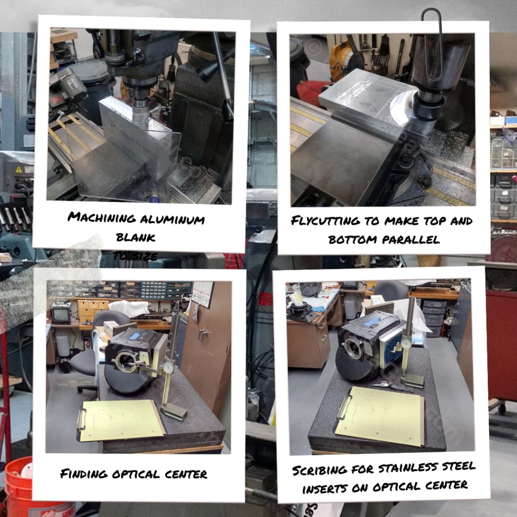 Designing and machining new baseplates for the ShowScan CP65 cameras