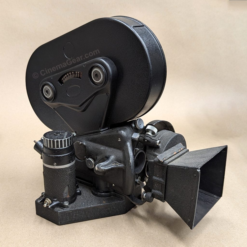 Arriflex 2B on a flatbase with variable speed motor