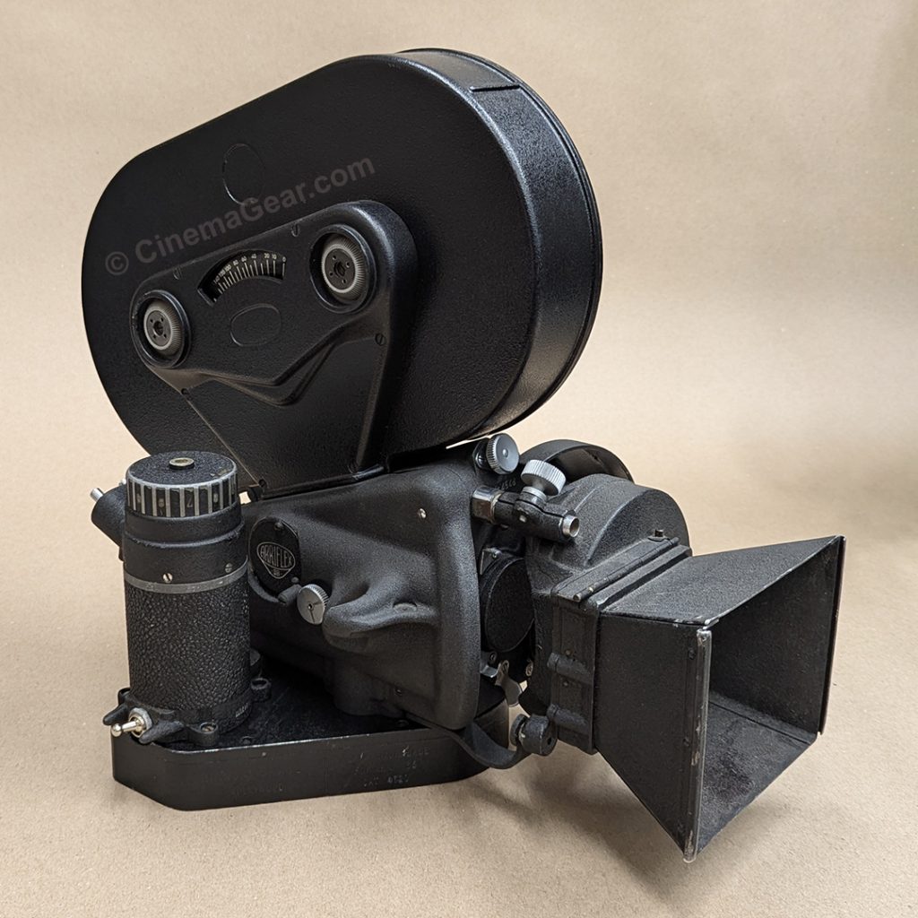 Arriflex 2B on a flatbase with variable speed motor