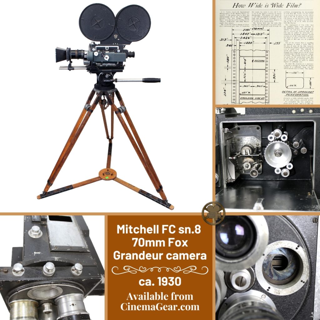 Mitchell FC 70mm Fox Grandeur motion picture film camera