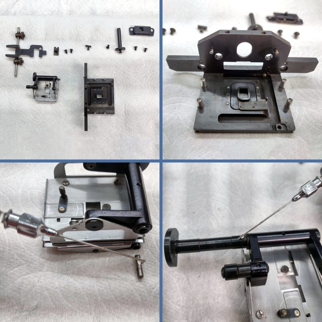 A guided tour of the disassembly, lubrication and reassembly of a 16mm Acme Unit "I" Shuttle movement