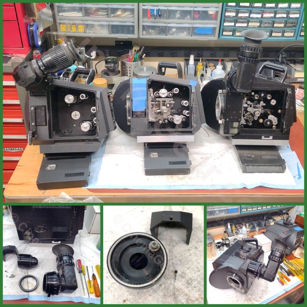 Repairing the Showscan CP65 65mm motion picture film cameras