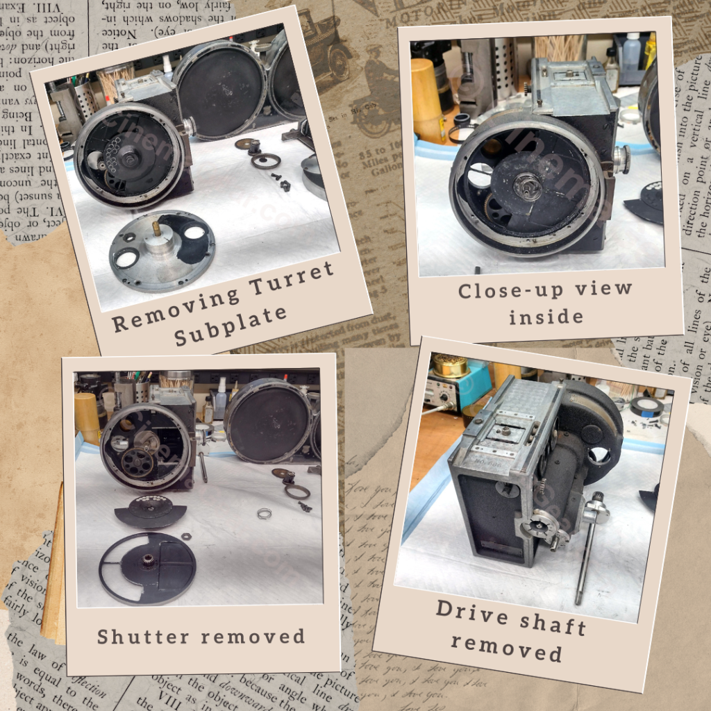 Restoring Bell and Howell 2709 35mm motion picture film camera, serial number 586