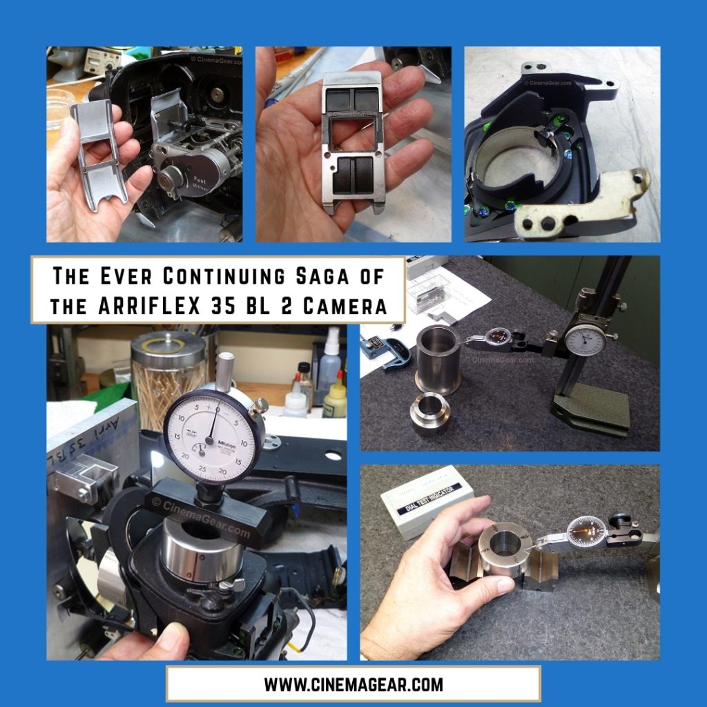 Continuing repairs on the ARRI 35 BL 2 camera