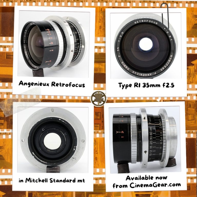 Angenieux Retrofocus Type R1 35mm Lens – CinemaGear — Blog