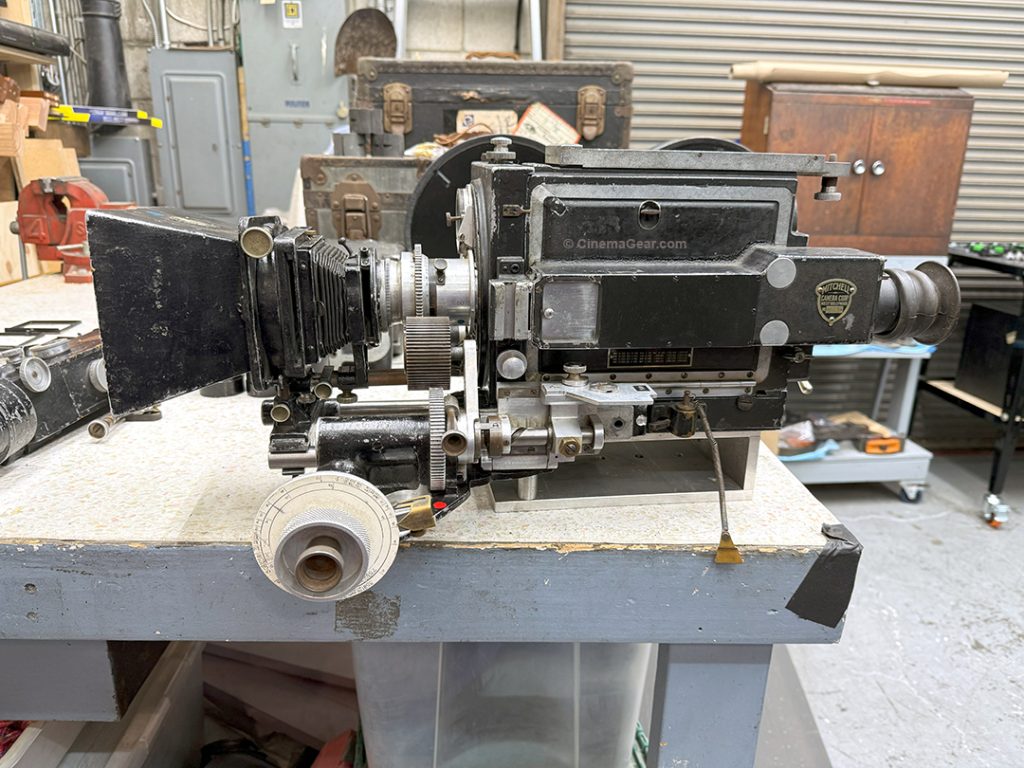 Mitchell NC #184 with follow focus unit and matte box installed