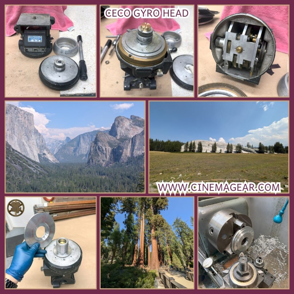 A road trip to Yosemite and King's Canyon National Parks and a Camera Equipment Company Gyro Head