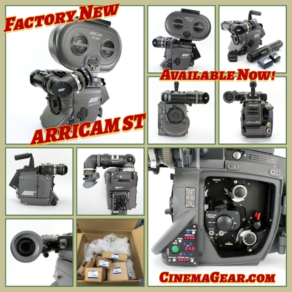 factory new ARRICAM ST 35mm 4-perf sync sound 35mm camera with electronic shutter