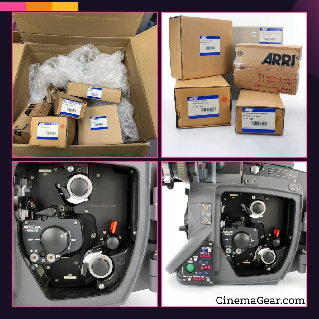 Factory new ARRICAM ST 4-perf 35mm sync sound camera