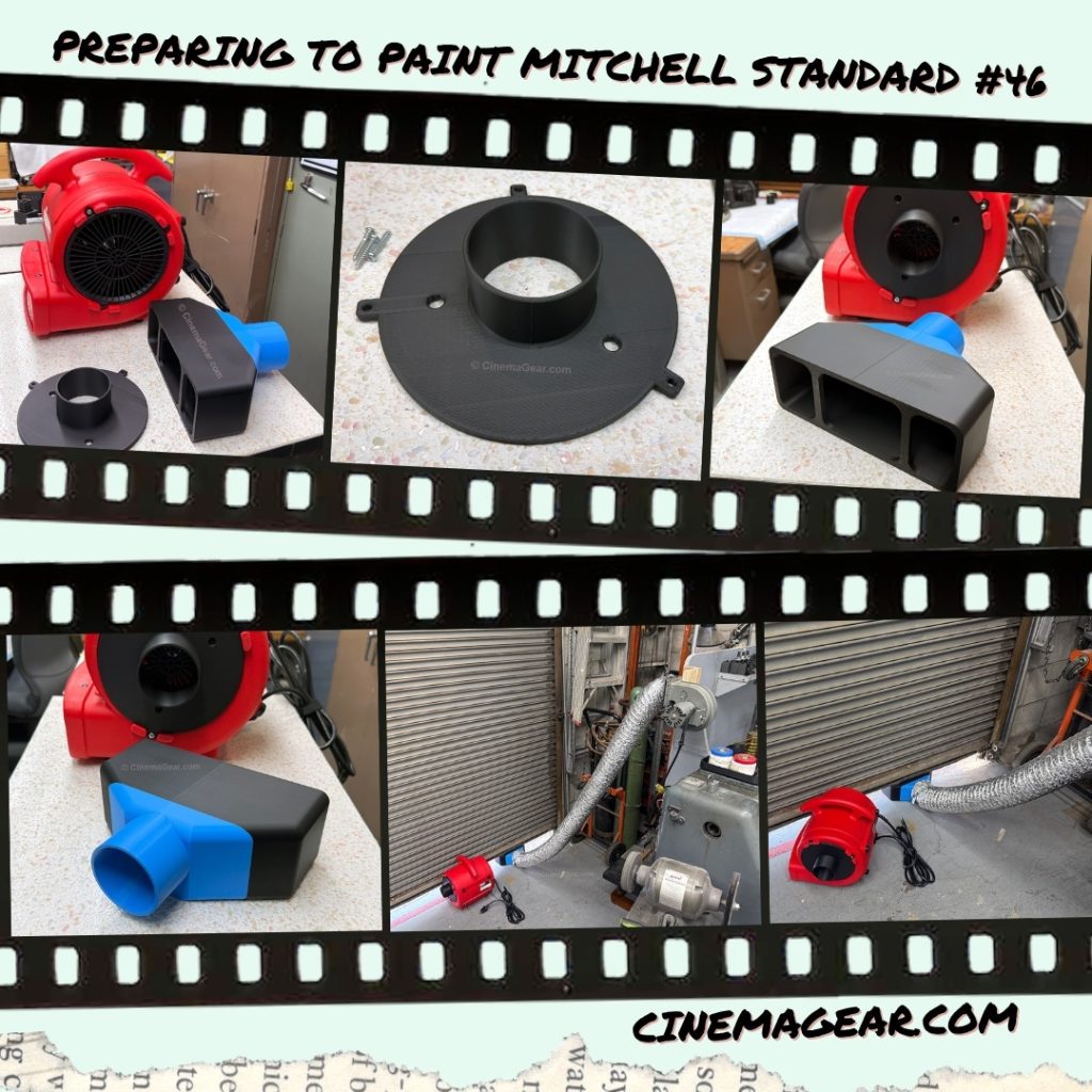 Designing a paint fume extraction system ahead of painting Mitchell Standard 46