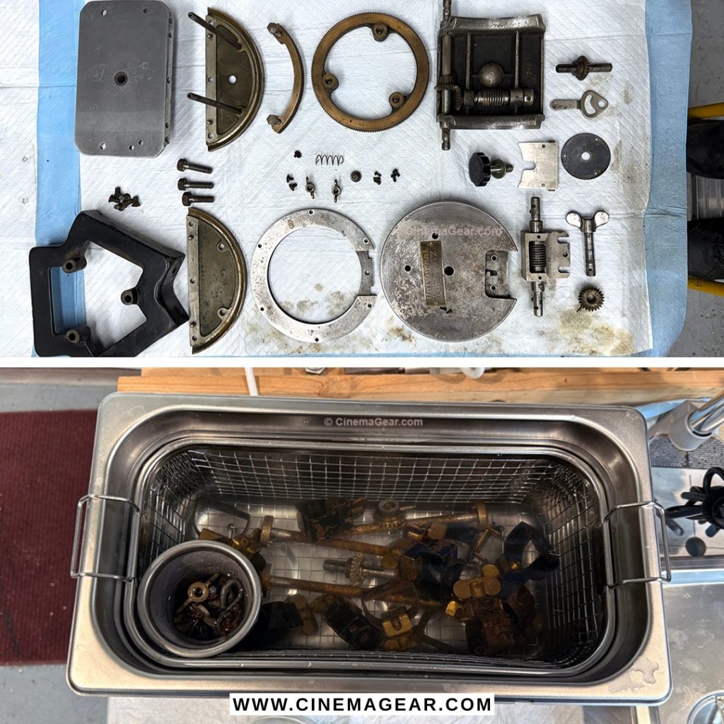 Restoring a Universal Camera Company tripod and pan tilt head