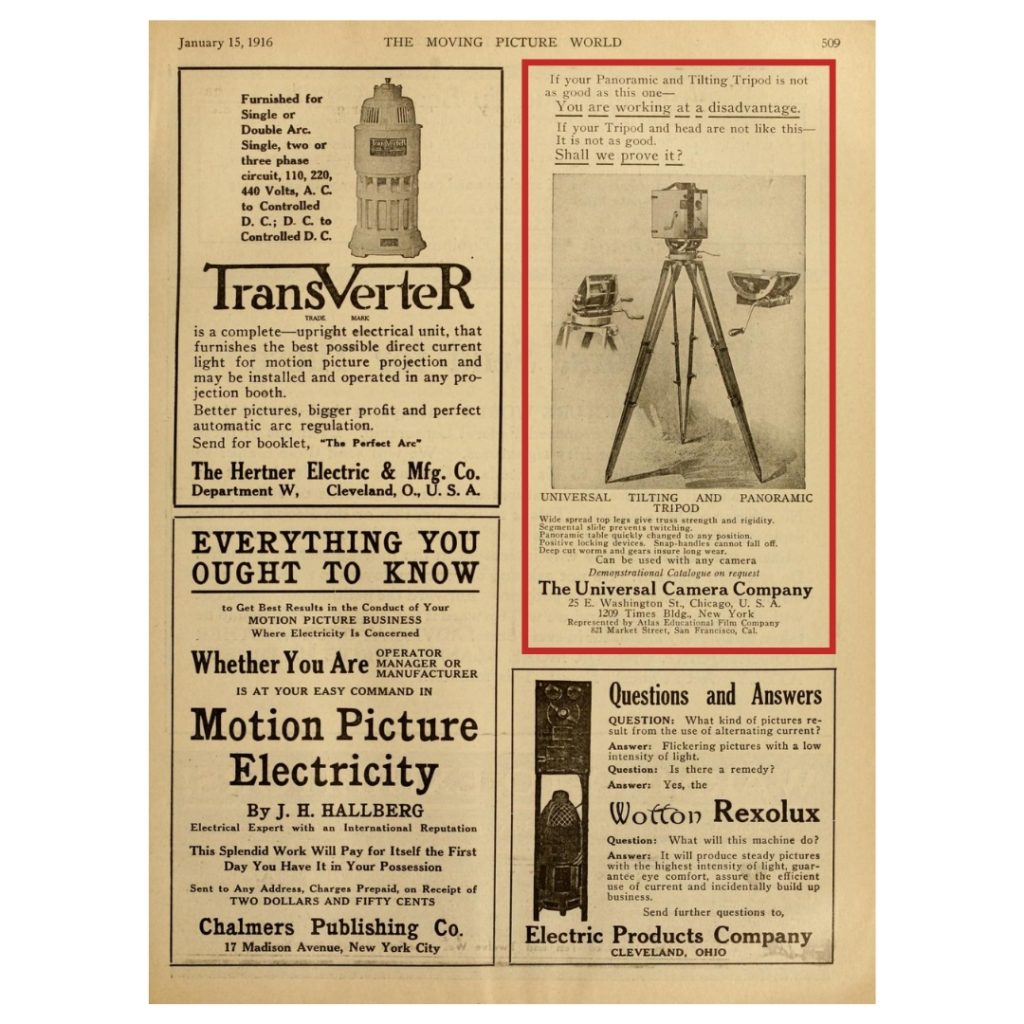 Restoring a Universal Camera Company tripod and pan tilt head