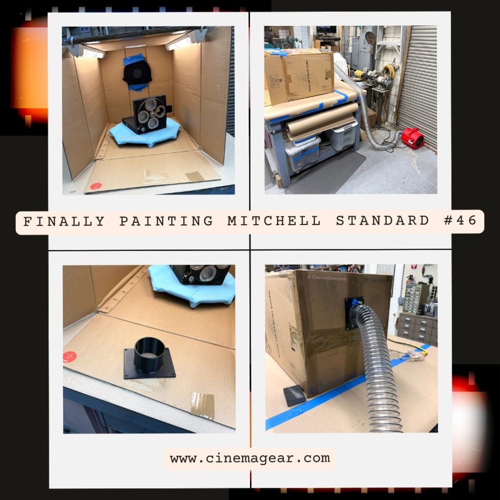 beginning to paint Mitchell Standard sn. 46