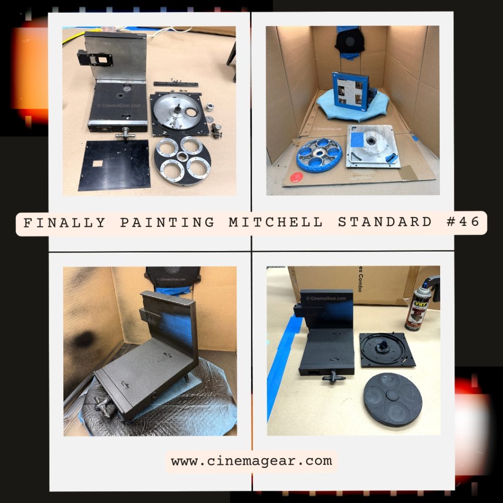 beginning to paint Mitchell Standard sn. 46