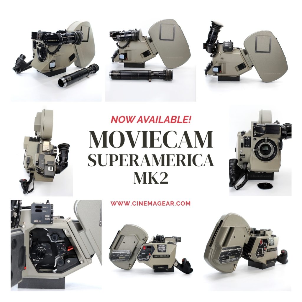 Moviecam SuperAmerica MK2 35mm spinning mirror reflex motion picture film camera