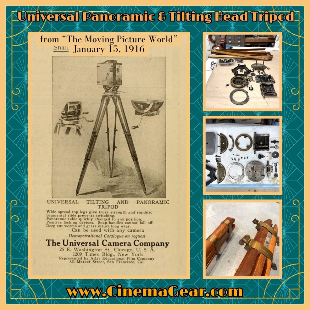 Universal Panoramic and Tilting Head Tripod