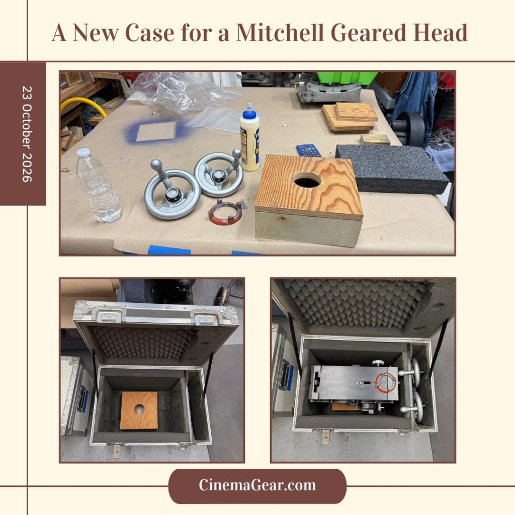 Making case inserts for a Mitchell Geared Head.