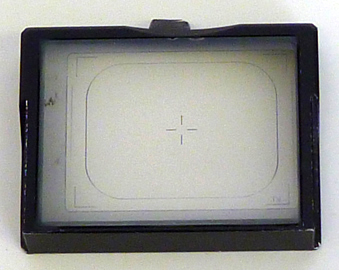 Arriflex 35 BL II, III, and IV ground glass marked TV