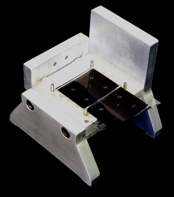 35mm film pin block and clip cutter