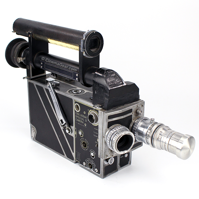 Cine Kodak Special II 16mm vintage motion picture film camera with Kodak Anastigmat lenses