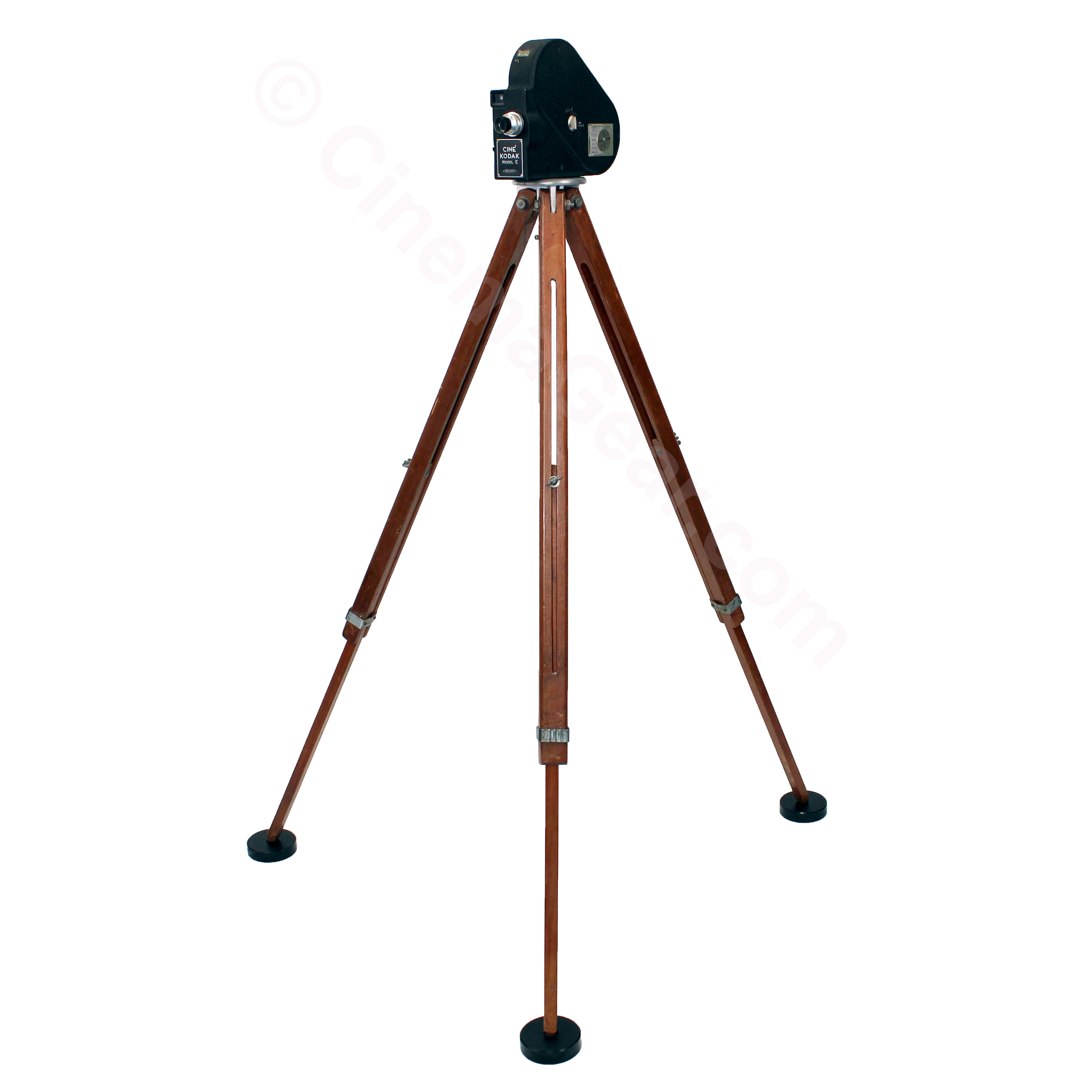 Cine Kodak Model E and Wooden Tripod