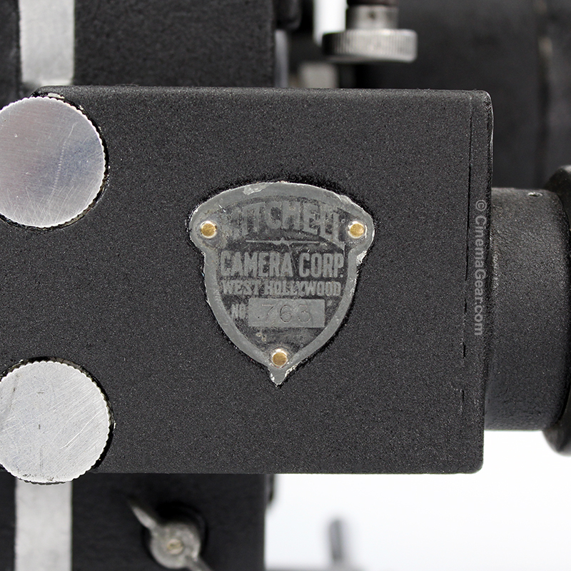 Mitchell GC sn. 763 vintage 35mm motion picture film camera originally sold to Holloman Air Force Base in 1948