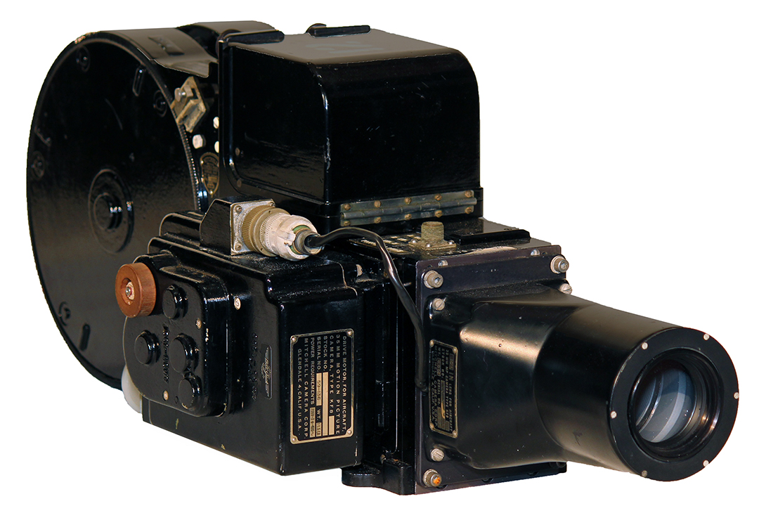 Mitchell KF8 high speed aircraft reconnaissance camera built for the U.S. Air Force ca. 1958