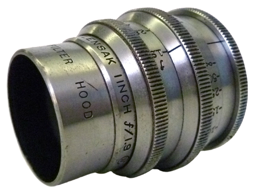 Wollensak Raptar 1" lens