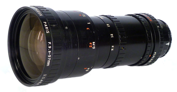 Angenieux 9.5-57mm zoom lens