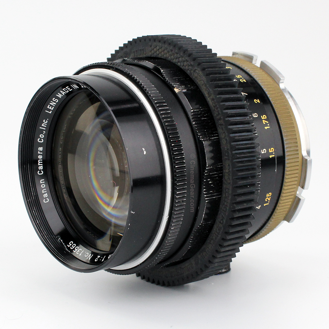 Canon Super-Canomatic R 100mm f2 lens in PL mount
