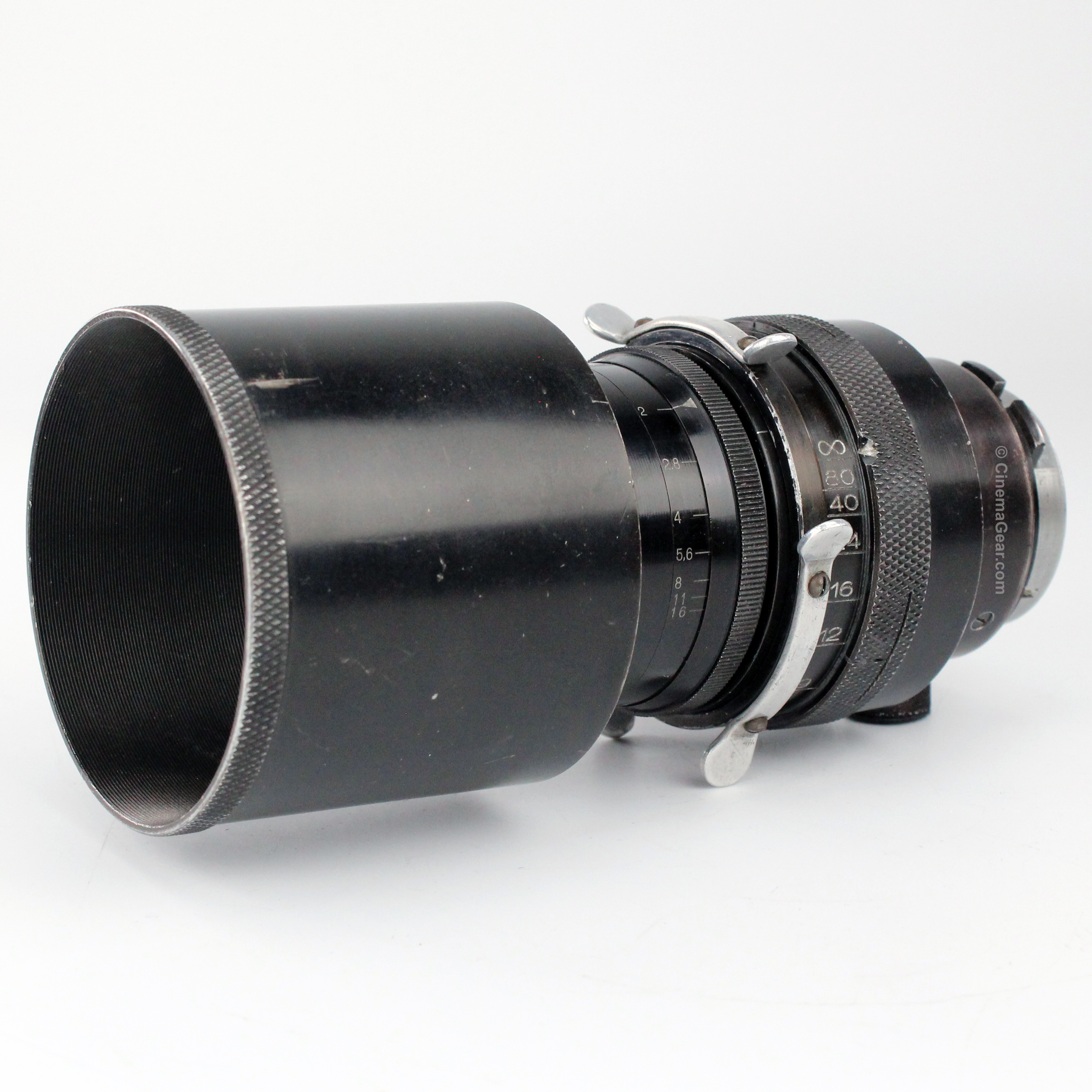 Kinoptik Apochromat 75mm f2 lens in Eclair CM3 mount