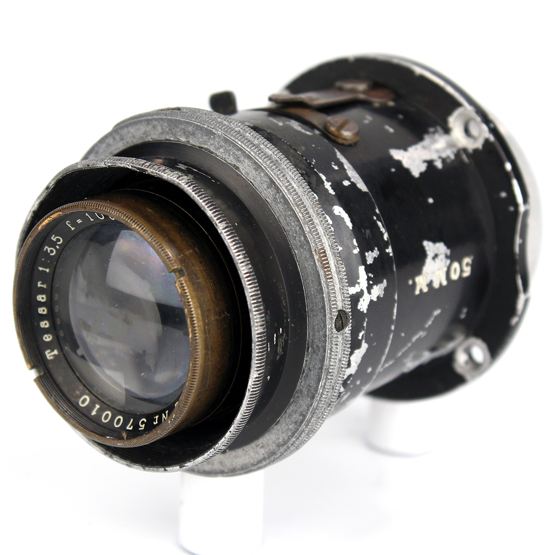 Zeiss Jena Tessar 10cm f2.3 lens in Bell & Howell 2709 mount.