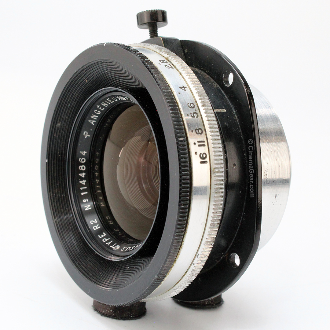 Angenieux 18.5mm f2.2 lens in Mitchell Standard mount.