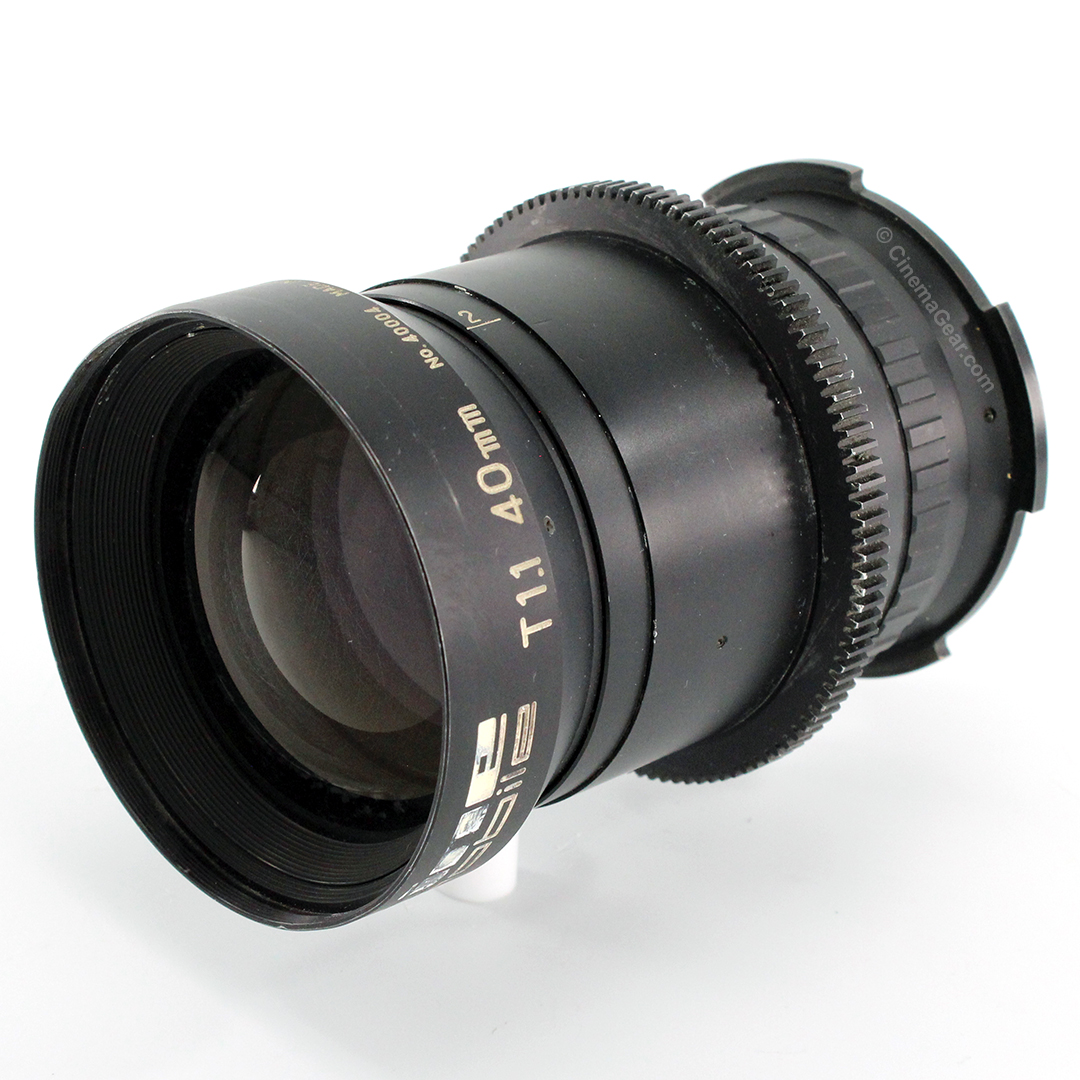 Cinemobile 40mm T1.1 Lens in Mitchell BNCR mount.