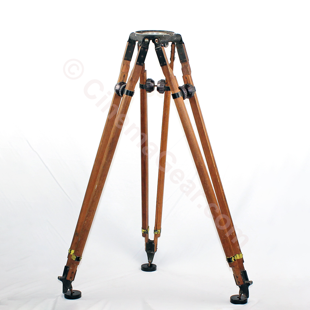 standard wooden tripod with Mitchell Standard top